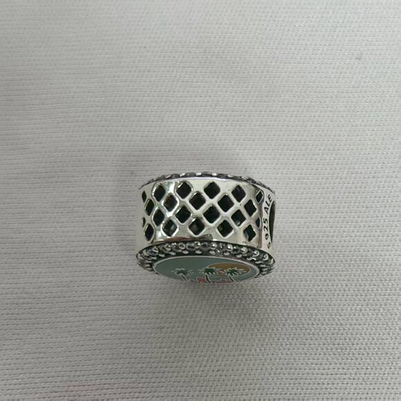 Pandora Miami Beach Bead Charm, S925 Silver Jewelry - Picture 3 of 4